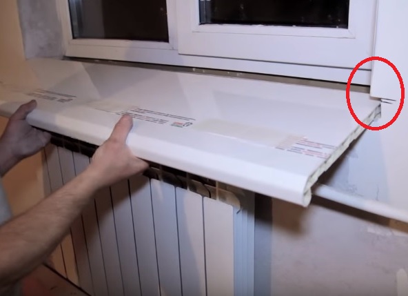 Как правильно установить подоконник на пластиковые окна – размеры плиты
